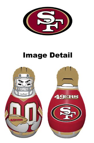 Fremont Die NFL San Francisco 49ers Bop Bag Inflatable Tackle Buddy Punching Bag
