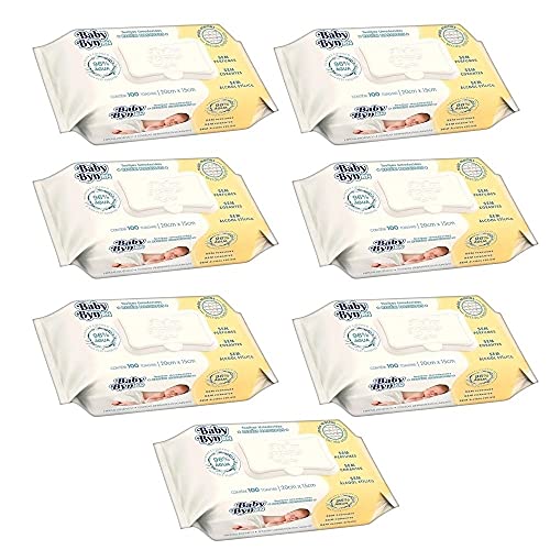 KIT TOALHA UMEDECIDA BABY BYN RECEM NASCIDO 100-7 PCT