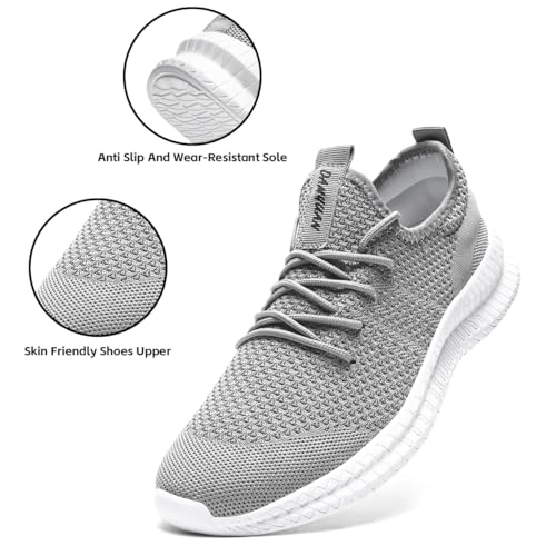 Image of Running Shoes for Women Slip On Tennis Walking Sneakers Sport Fashion Casual Workout Gym Athletic Hiking Nurse Non Slip Lightweight Breathable Trainers