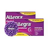 Doppelpack Set mit ALLEGRA Allergietabletten 20 mg Tabletten (2x 6St...