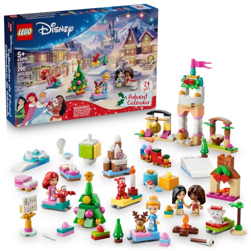 LEGO Disney Princess Advent Calendar 2026 43298 | Christmas Advent Calendar for Kids 2026, 4 Disney Microdolls, Building Toy, Girls & Boys, Ages 5+, 290 pieces - image 1