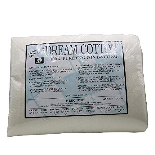 Quilters Dream Request Natural Cotton King Batting
