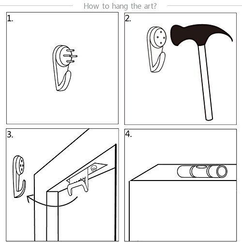 Fushvre Bathroom Canvas Wall Art Gold Pineapple Pictures Wash Brush Flush Washroom Toilet Wall Decor Set Black Gold White Framed Artwork Ready To Hang #TOP6