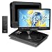 MYDASH Portable DVD Player 12.5 for Car and Kids, 2020 New cd Player Portable with 10.1-inch Swivel Display Screen, SD Card Slot and USB Port, car Headrest Mount Provided, Black
