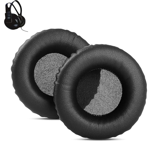 HTINDUSTRY Ohrpolster Ersatz Kissen kompatibel mit Philips SHP1900/SHM1900/SHL3300 Kopfhörer Ohrpolster mit weicherem Proteinleder/Memory-Schaum