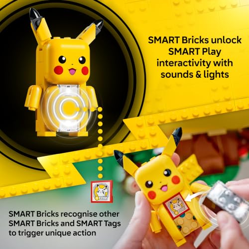 LEGO Pokémon SMART Play: Training House with Pikachu - All-In-One Interactive Toy Set Incl. SMART Brick, 4 Tags, Figure & Charger - Gift Idea for 6+ Year Old Boys and Girls - 72164 — photo 4
