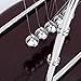 Tiiyee Newtons Cradle, Pendulum Balance Balls Motion Desk Swinging Kinetic Balls Desk Decoration Stress Relief Fun Science Physics Fidget Accessories for Home Office Living Room Desktop Teacher(M)