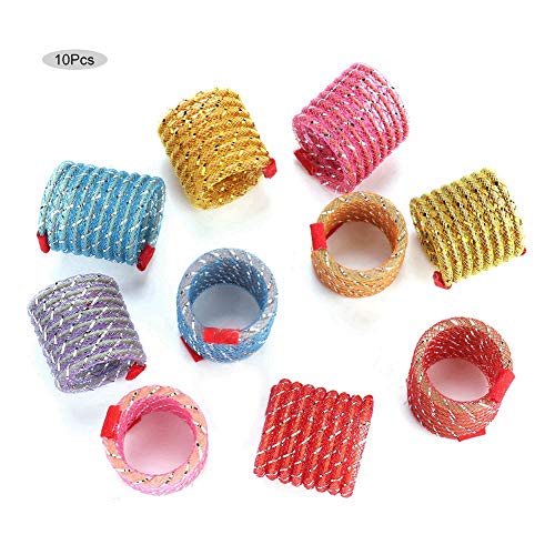 10 pçs/set brinquedo gato molas, divertido adorável colorido largo plástico molas pet jogar brinqued