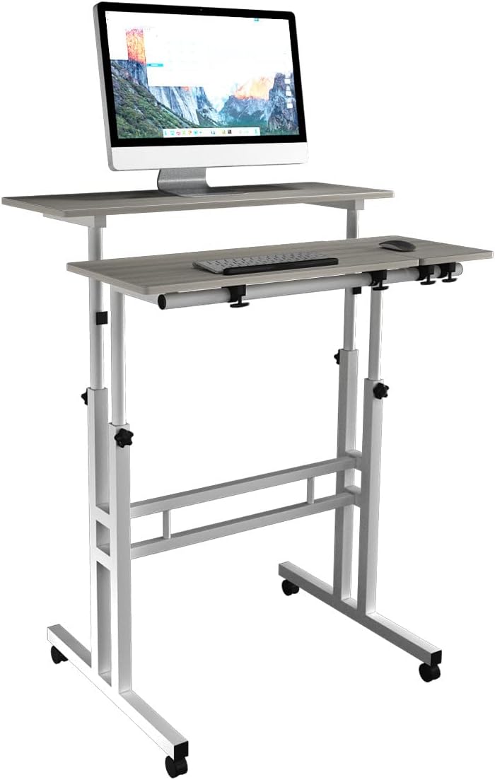 Bureau télescopique réglable en hauteur, design original, table