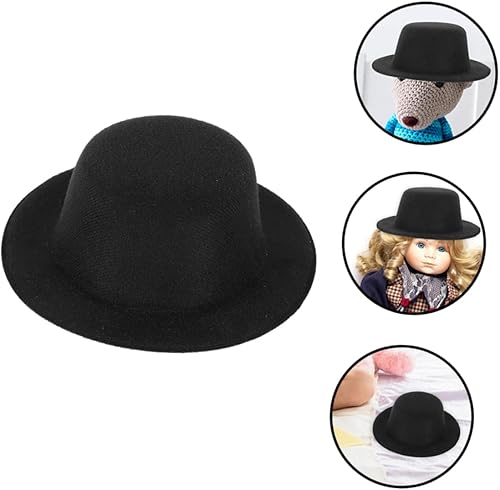 Miniatura 2 de MERRYHAPY Sombreros de muñeca de muñeco de nieve de bricolaje, 6 piezas de sombrero pequeño, accesorios para mascotas, muñecas en miniatura,