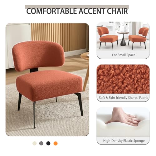 Sillón Plegable Peluche Naranja miniatura 4