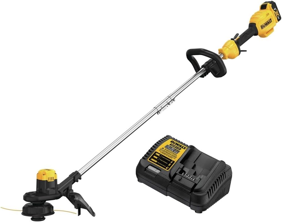 DEWALT DCST925M1R 20V MAX Lithium-Ion Cordless 13 in. String Trimmer Kit (4 Ah) (Renewed)