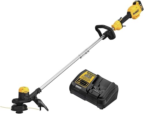 DEWALT DCST925M1R 20V MAX Lithium-Ion Cordless 13 in. String Trimmer Kit (4 Ah) (Renewed)