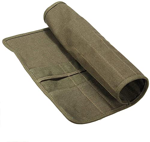 キャンバス画筆ケース ロール ペン ケース 道具入れ ペイントブラシバッグ ケースホルダー 22スロット ブラシ筆入れ 油絵筆 水彩筆用 筆入れ 筆収納 巻き ペン ケース