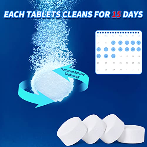 NATRUTH Automatic Toilet Cleaner, 20G*12 tablet Toilet Bowl Effervescent Cleaner Tablets Deep Clean Toilet Rim Block Lasting for 15 Days - Image 6