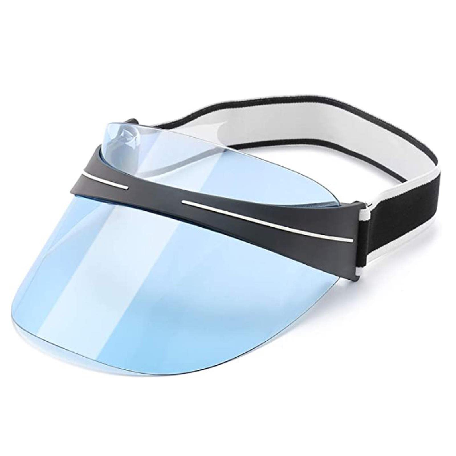Chapeaux de Soleil Unisexe 80S Style Retro Néon Sun Visor Head Bandeau Cap Tennis De Golf