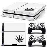 Die PS4 Skin hat ein Marihuana Cannabis Design. Der Sticker ist matt.