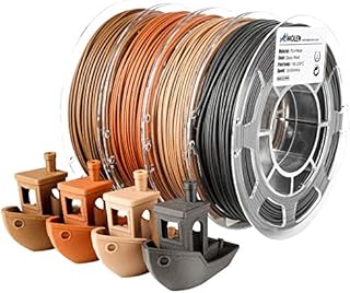 AMOLEN 3D Printer Filament, PLA Filament 1.75mm Dual Color Filament, Silk Red Blue 3D Printing Filament 1KG/2.2lb
