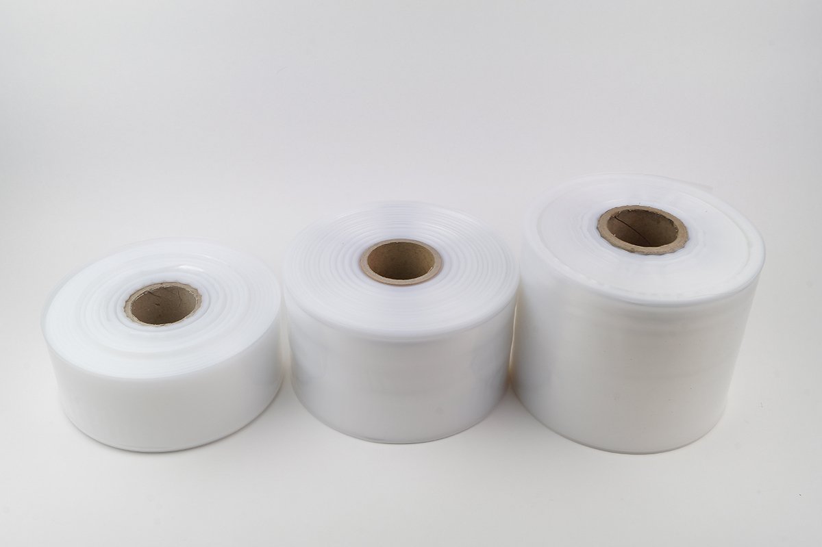 LDPE Schlauchfolie 500mm 100my transparent lebensmittelecht Beutelfolie auf Rolle 125m