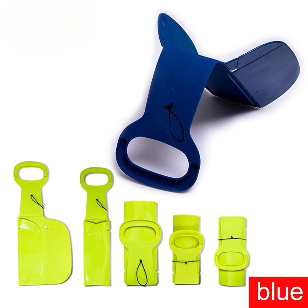 Luge à ski pliable, compacte et portable, parfaite pour s'amuser en hiver, traîneau pliable pour skis d'hiver bancs de ski