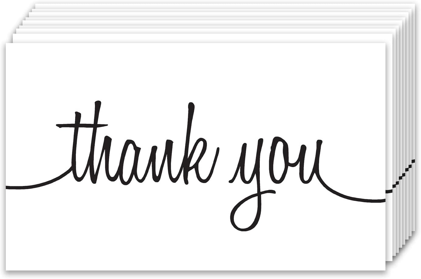 Thank You Note Cards Minimalist