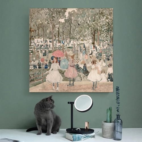 Toile de qualité supérieure Maurice Prendergast avec cadre robuste 61 cm - 3