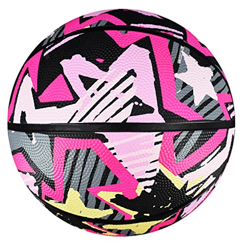 Senston Women Basketball Size 6, 28.5 Basketball Ball For Girls Womens, Outdoor/Indoor/Street Basketballs 28.5" With Pump #TOP1