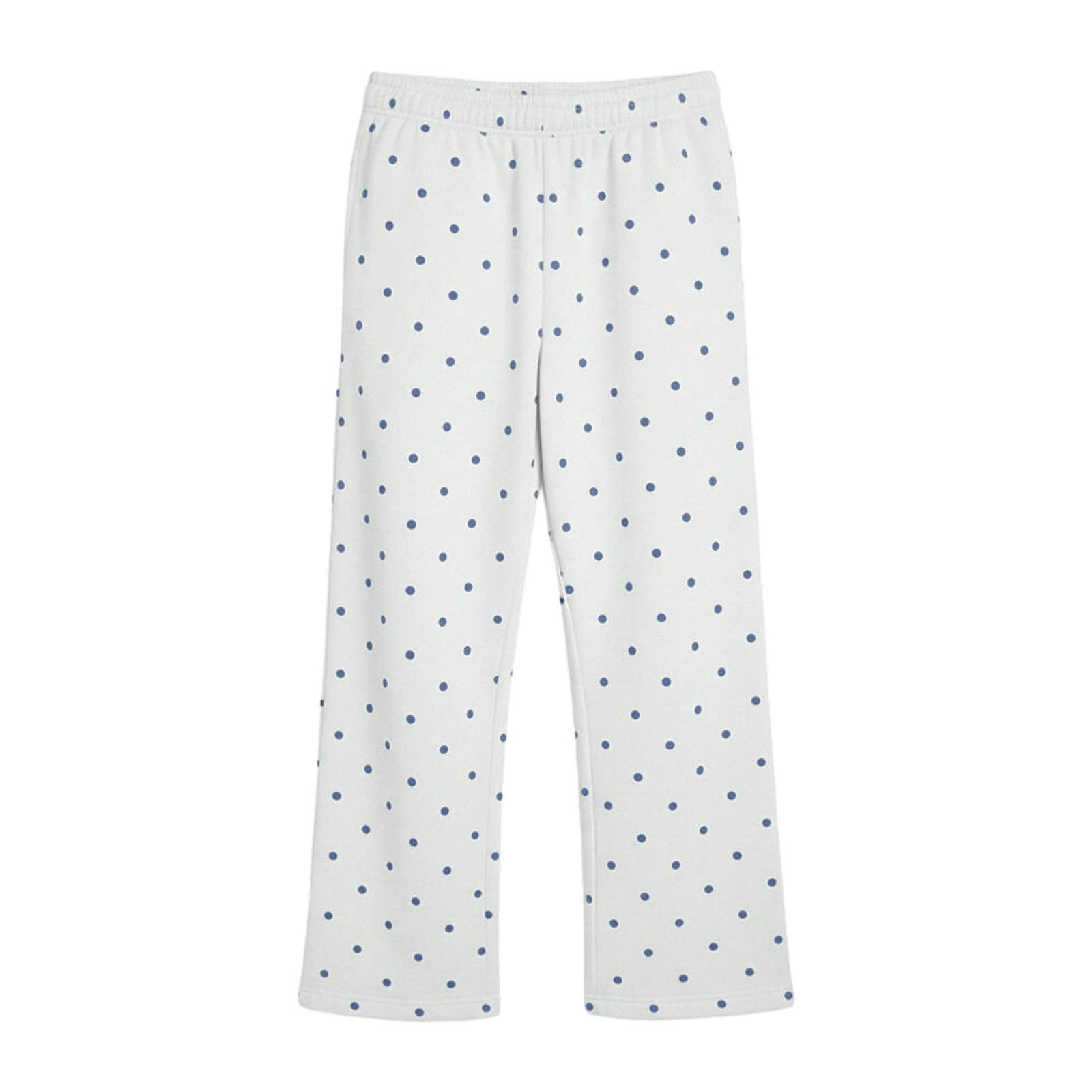 Elegantes Zweiteiler-Outfit mit Polka-Dots für Damen im lässigen Stil für Winter