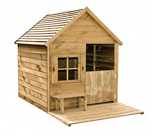 Unbekannt Kinderspielhaus Holzhaus Gartenhaus Jenna L161 60 Terasse X B117 X H148 Cm Amazon De Garten