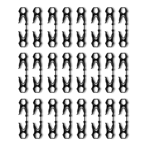 Amazon�x�[�V�b�N ��Ɨp�O���[�u�z���_�[ 24�Z�b�g ��܃N���b�v �O���[�u�N���b�v ����16.0cm × ��3.4cm × ����1.8cm �u���b�N