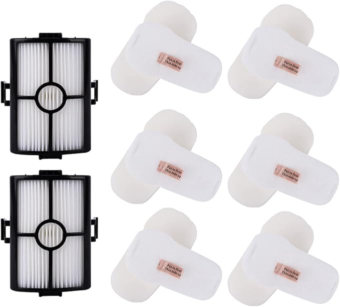 KEEPOW 8 Pack Filter Replacement for Shark HZ500UKT HZ500UK Upright