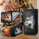 Roseek BBQ Meat Blanket Resting Brisket Bag Rugged 600D Oxford Leakproof Heat Pressed, Father's Day Birthday Wedding Gifts for Men Dad Husband Smoker&Grilling Accessories Backyard Camping Party(21")