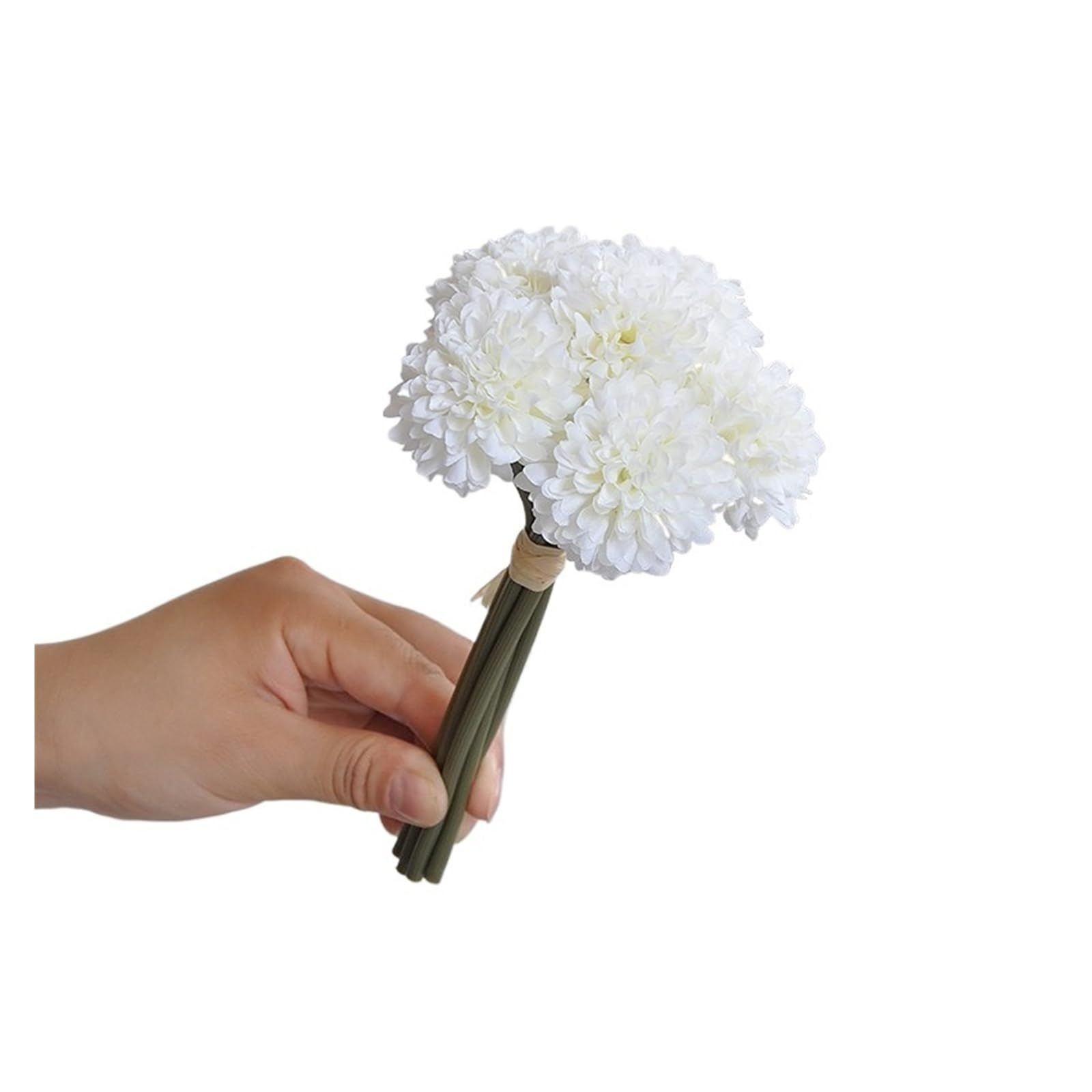 HamPaesk 6pcs Simulation Flower Artificial Auditorium Decoration(White)
