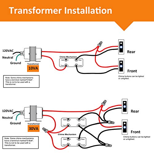 Doorbell Transformer 16V 30Va Comptible With Ring Video Doorbell Pro,Nest Hello Doorbell Hardwired Door Chime Transformer #TOP3