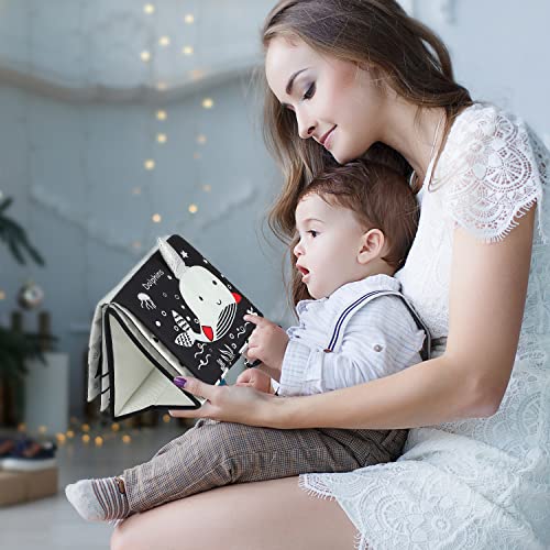 Everlove Tummy Time Mirror For Babies - Baby Mirror Toy For Tummy Time - Black And White Toys For Infants - High Contrast Baby Toys For Newborn - Baby Sensory Toys - Best Gift For 0 3 6 9 Months Baby #TOP5