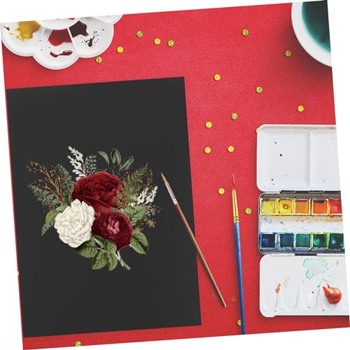 Papel A4 Negro de 20 hojas ideal para proyectos de bricolaje 7
