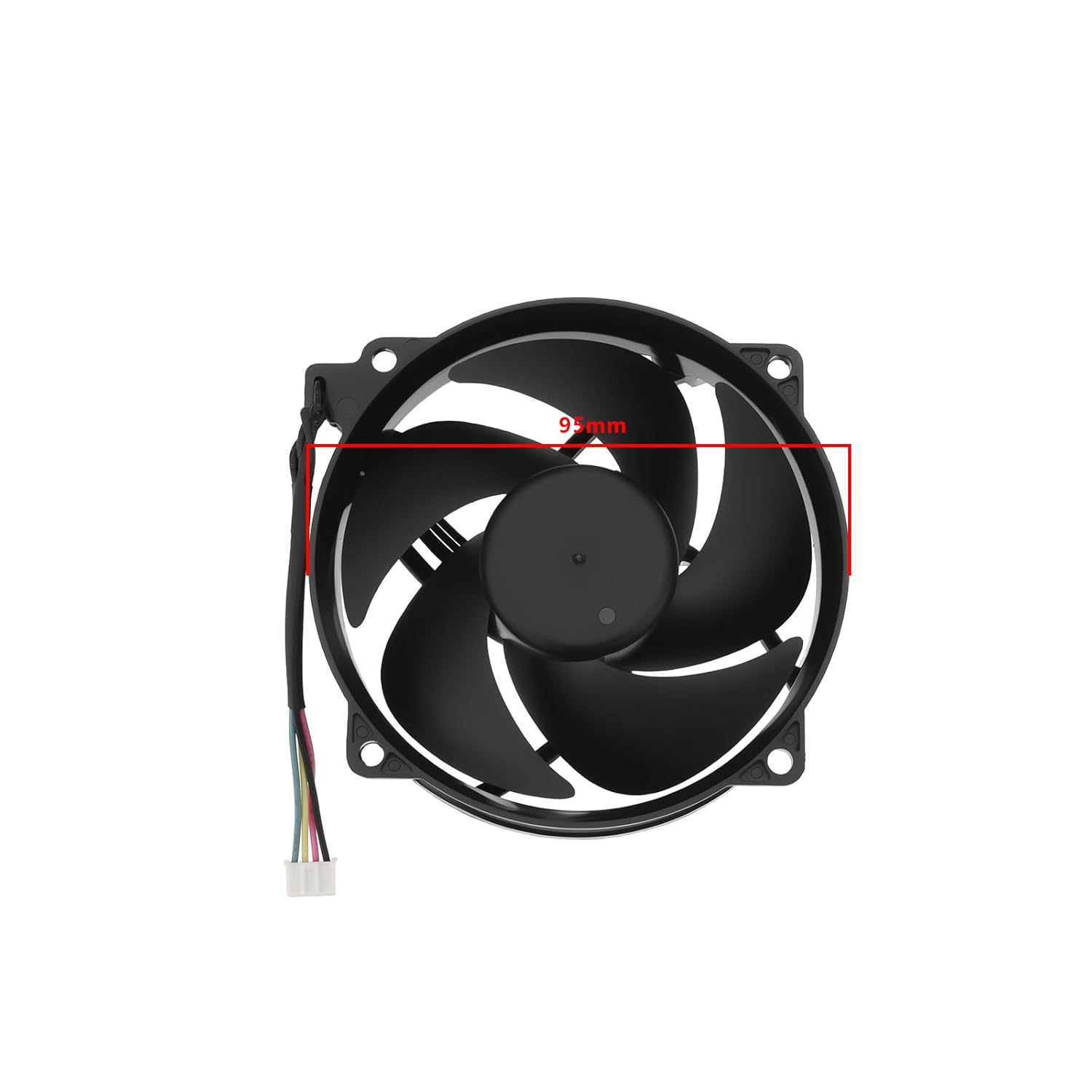 1pc Internal Cooling Fan Game Console Internal Cooling Fan Replacement Part FA09025H12LPA Compatible with XBOX 360 Slim Black