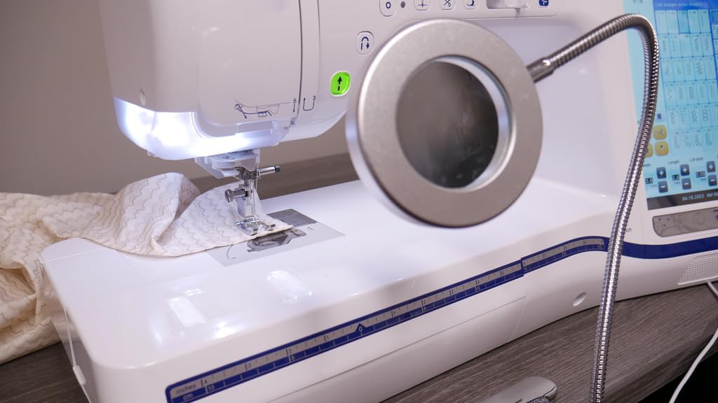 Perfect Vision Magnifying Strip Light Lamp | 5X Magnification, 3 Light Modes, Dimmable, Flexible - for Crafting and Hobbies