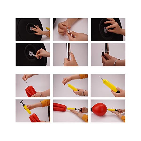 Punching Bag with Stand for Adults&Kids Boxing Bag Equipment Speed Bags Set Kickboxing Bag Reflex Ball MMA Boxing Training Equipment Home Gym Stuff with 2 Gloves