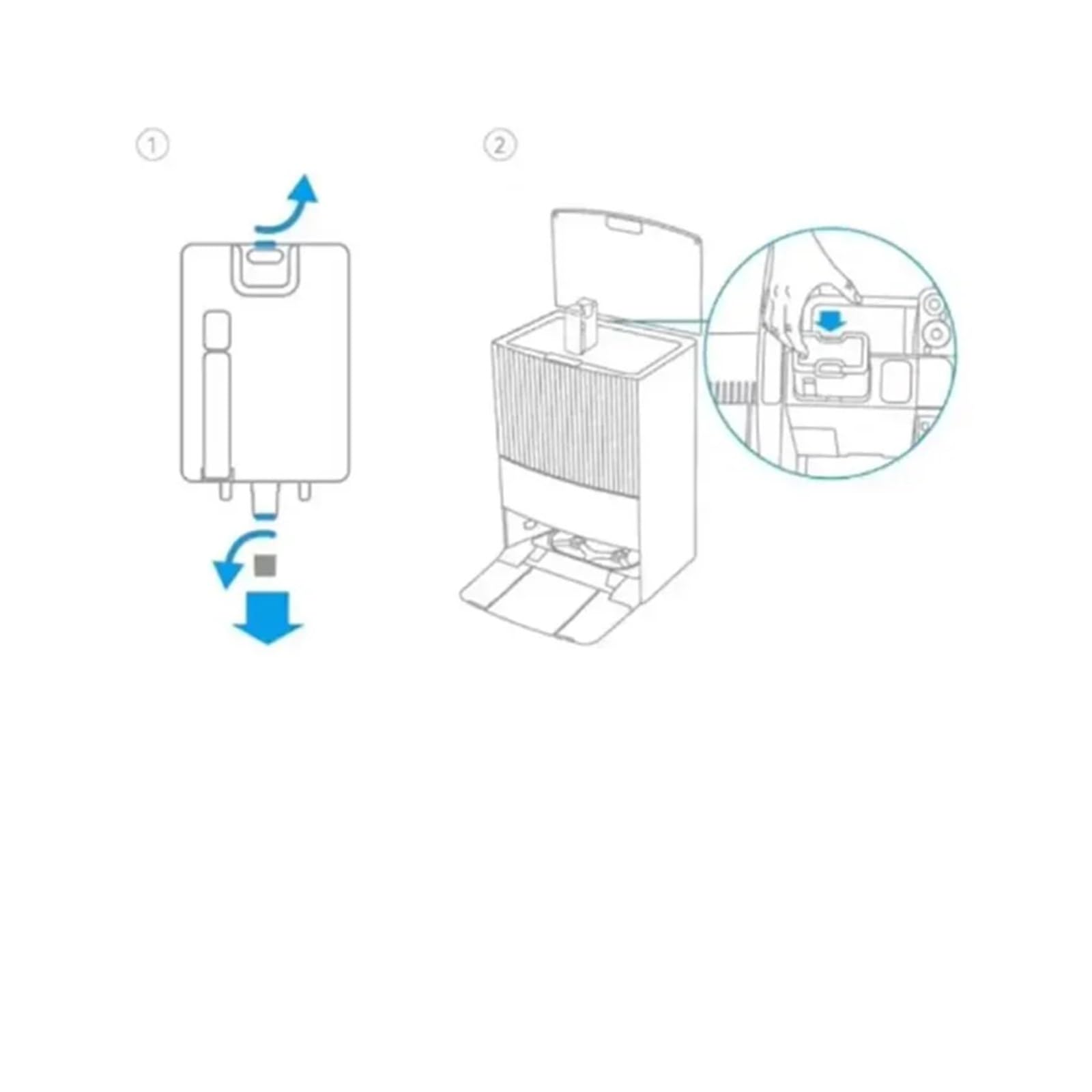 BeNtli Accessori for aspirapolvere, compatibili con Dreame-limpiador De Suelo Special L20 Ultra L10 Prime X10 X10plus, X20Pro Plus 450ml (Color : As Shown 3pcs)