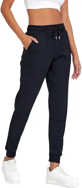 COMEOR Women's Jogging Pants - 65% Cotton, 35% Polyester - Yoga & Fitness Bottoms