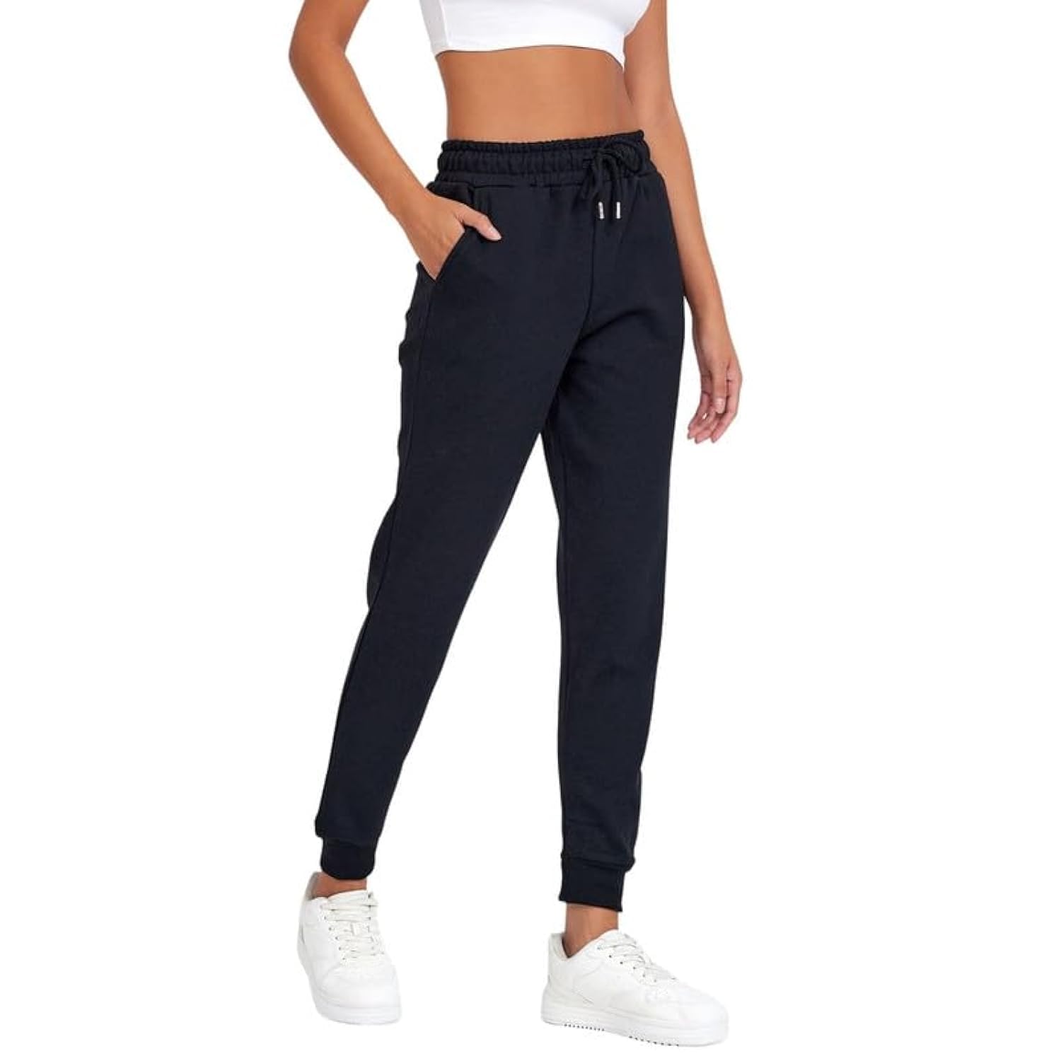 Cuffed Joggers Narrow Leg Joggers COMEOR Women's Jogging Bottoms