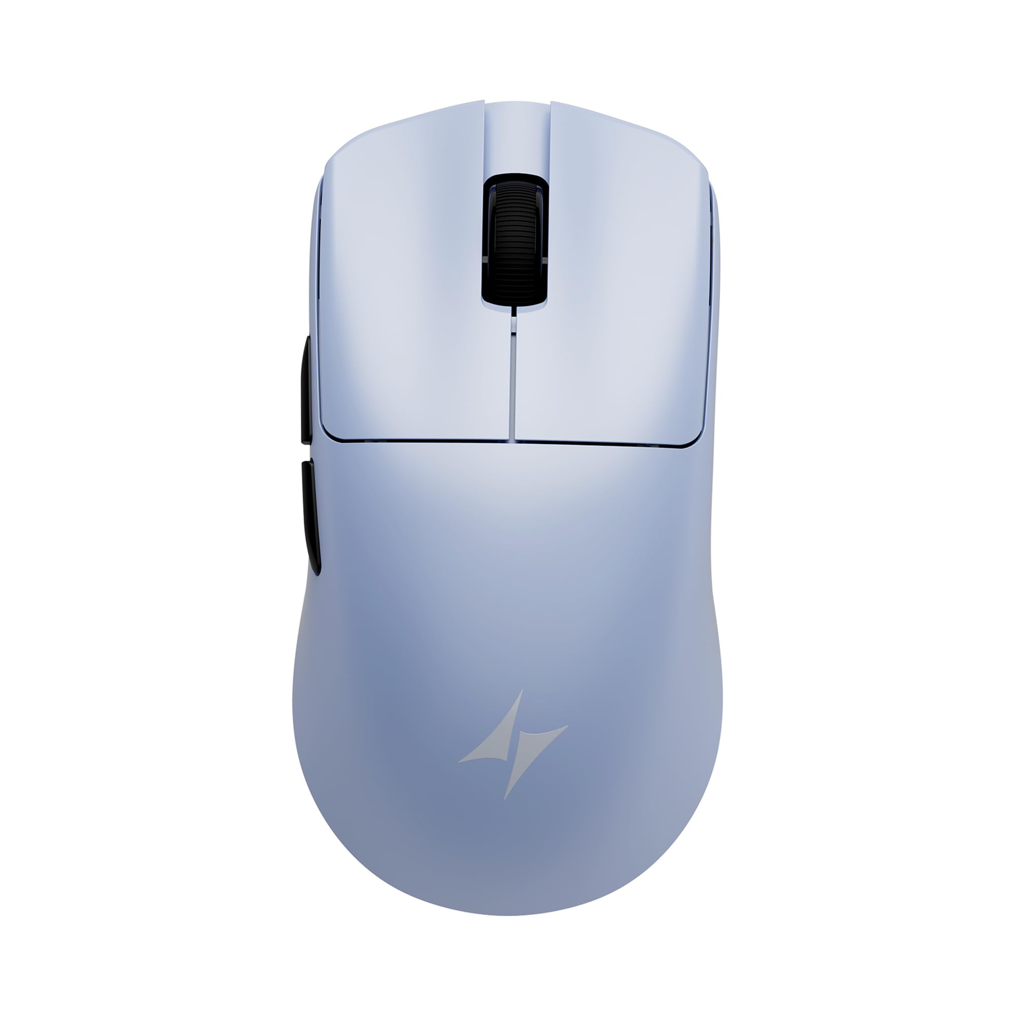 ATK Blazing F1 V3 Ultimate+ Souris de jeu sans fil, capteur maître PAW3955, DPI jusqu'à 50 000, 37 g légère, 300 heures d'autonomie, revêtement nano, double mode 2,4 G/filaire – Bleu perle
