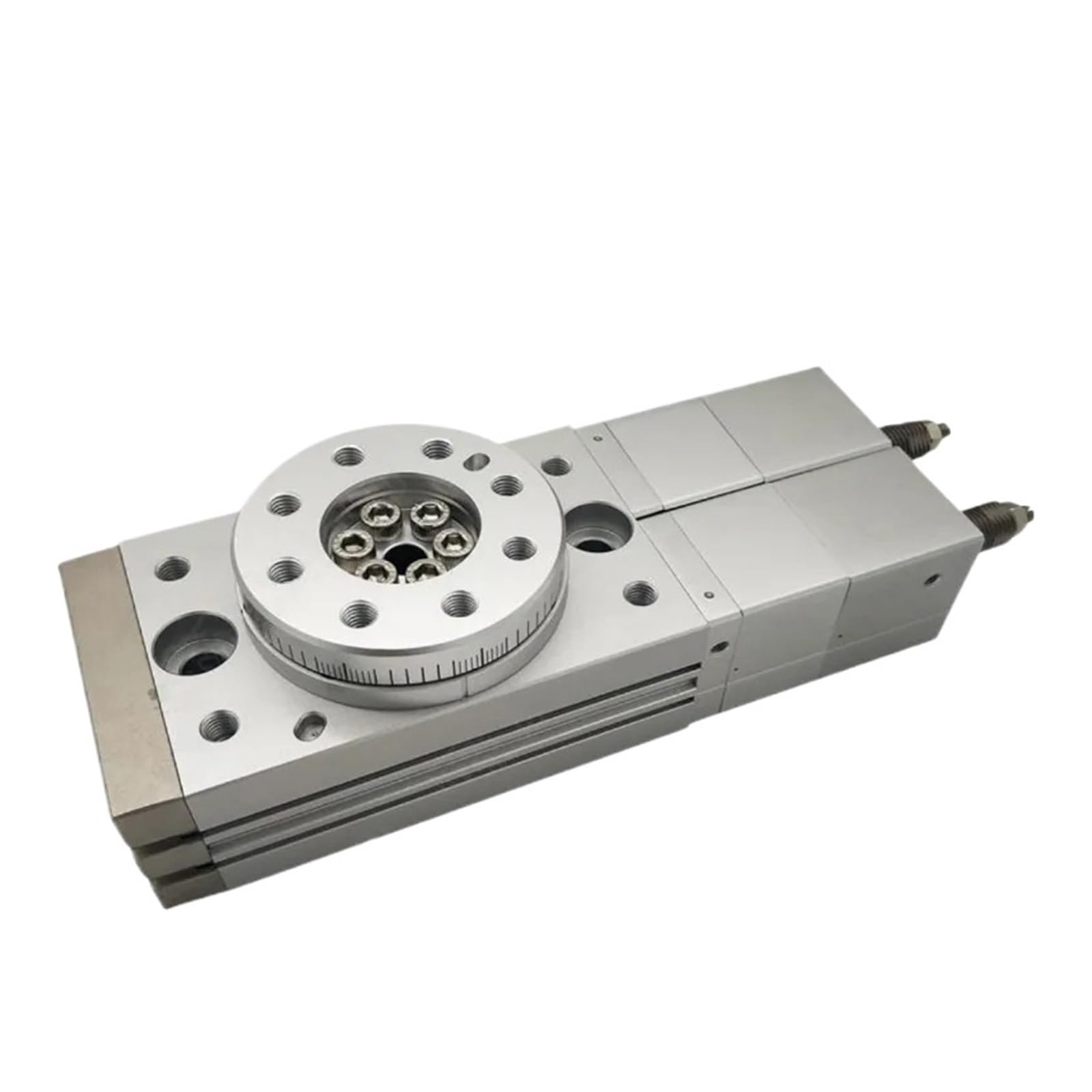 Vérin de table rotative MSZB 30 d'une finition haut de gamme à crémaillère