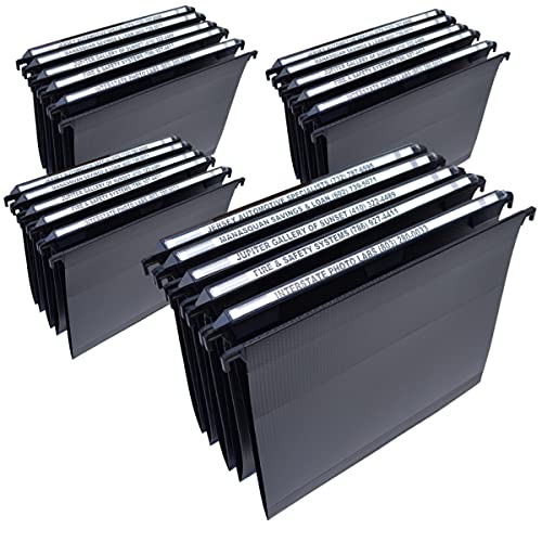 Dossiers suspendus V-Base Letter Ultimate Office noir haut de gamme pour archives