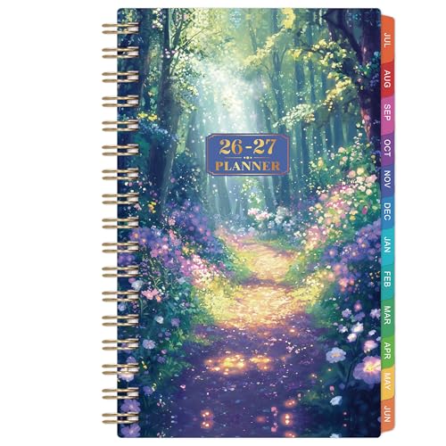 2026-2027 Pocket Calendar/Planner - Weekly & Monthly Pocket Planner for Purse, JUL. 2026 - JUN. 2027, 6.8" x 4.1", Pocket Planner 2026-2027, Strong Twin - Wire Binding