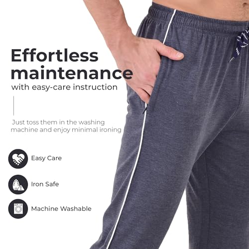 Image of Cotton Track Pant for Men | Lower for Man | Comfortable Lower Men with Zip Pocket for Gym, Sports & Casual Wear