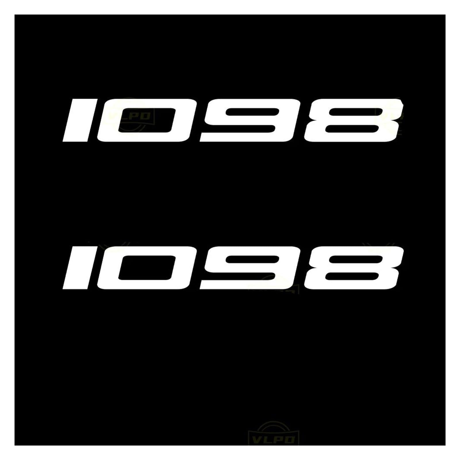 Decoration for Ducati 1098 1098S 1098R 2007 2008 2009 Glow Stickers Waterproof Reflection Decals Decoration(Silver)