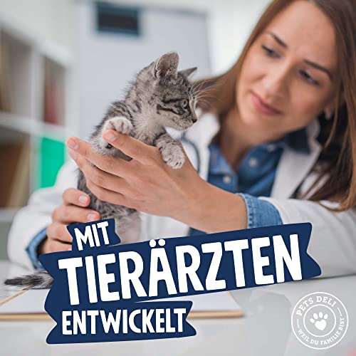 Pets Deli Pure Meat Sensitiv Katzen Nassfutter Känguru & Katzenminze, bei sensiblem Magen & Allergien, getreidefrei, ohne Zucker, 6x85g, Premium Qualität