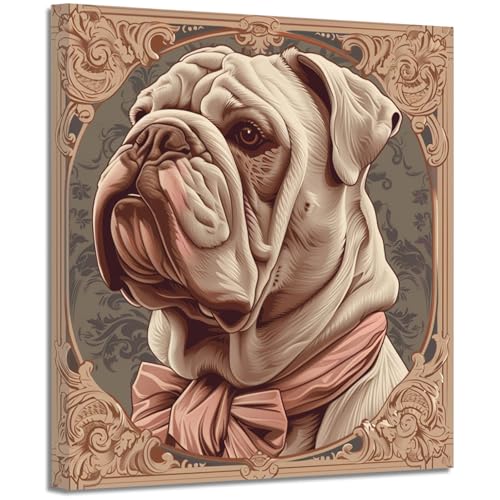 Impression sur toile haut de gamme WQBQKKX - Tableau animalier encadré 50x50cm
